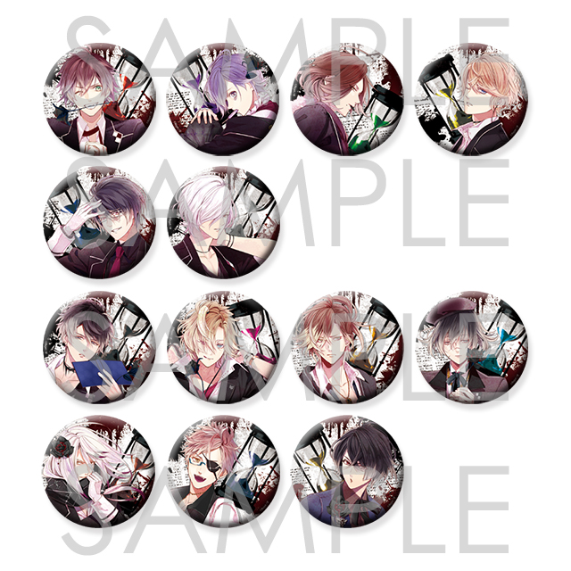 DIABOLIK LOVERS MORE, MORE BLOOD ビッグ缶バッジ