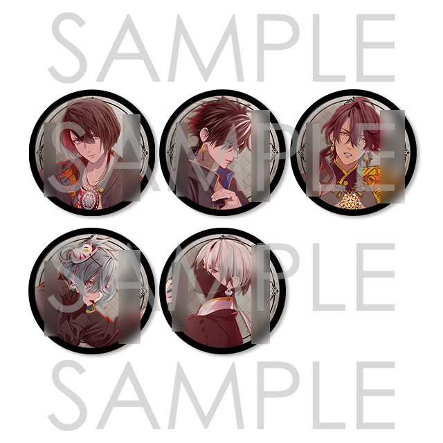 【受注生産】CARNELIAN BLOOD NEVER LET “U” GO 【カレとふたりで▼デートメッセージ入り】缶バッジ