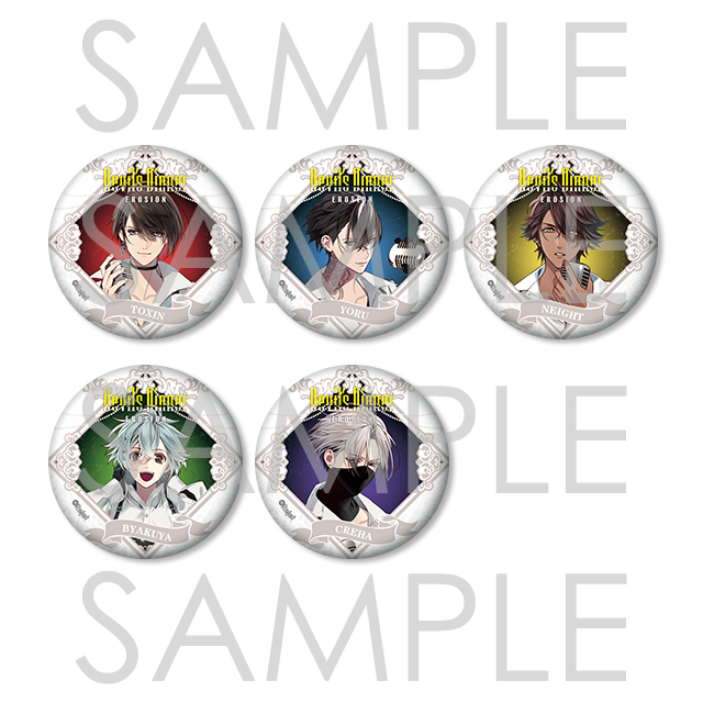 【受注生産】CARNELIAN BLOOD Devil's Dinner Devil’s Feast Goldホロ缶バッジ