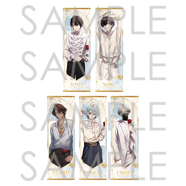 【受注生産】CARNELIAN BLOOD 冬薔薇の恋 チケット風クリアカード