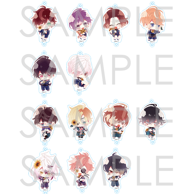 DIABOLIK LOVERS ちびっこヴァンパイア みれにあむさまー キラキラつながるアクリルストラップ