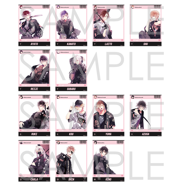 DIABOLIK LOVERS BLACK×CHERRY BLOSSOMS アクリルフォトカード