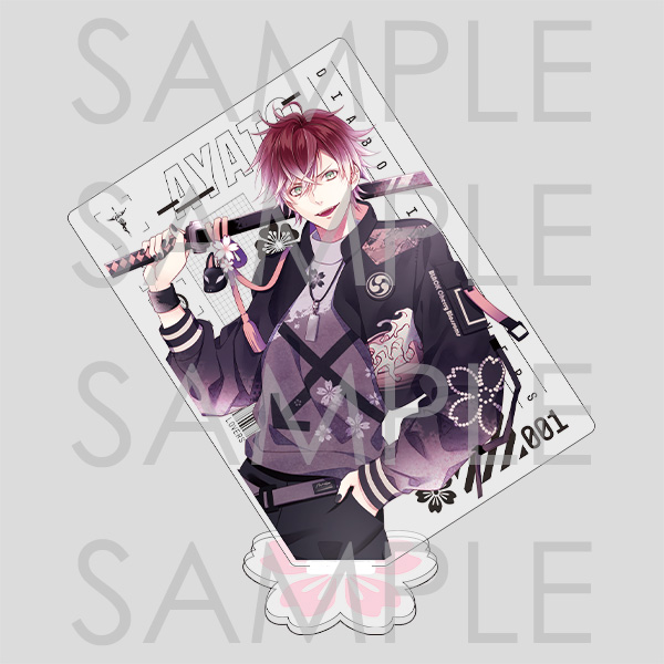 【受注生産】DIABOLIK LOVERS BLACK×CHERRY BLOSSOMS クリアアクリルスタンド アヤト