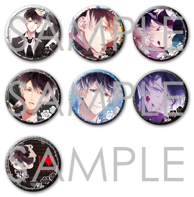 珍しい ▷▶︎▷DIABOLIK LOVERS 缶バッジ 無神ルキ ディアラバ ピンズ