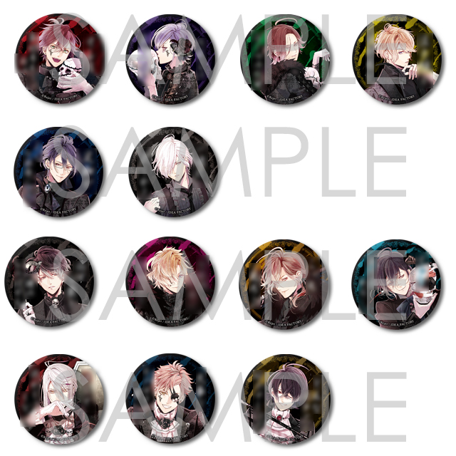 死の祝祭DeathPADIABOLIK LOVERS デスパレ 吸血 UR コメント入り 缶バッジ