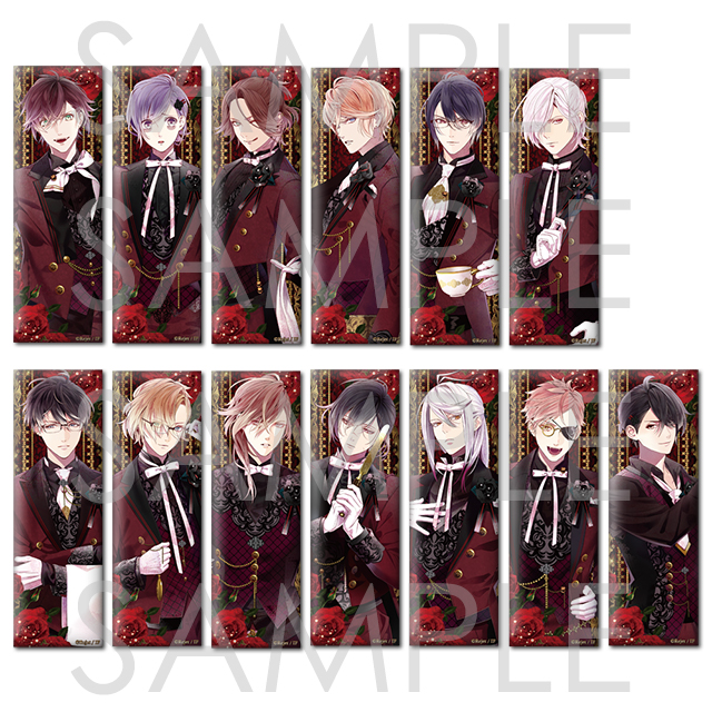 DIABOLIK LOVERS THE ROSES' PLEASURE ロングスクエア缶バッジ | 乙女 