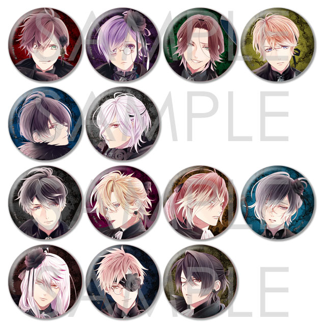 DIABOLIK LOVERS 桎梏†霊園 ビッグ缶バッジ