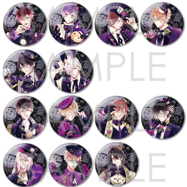 6,720円DIABOLIK LOVERS ビッグ缶バッジ　中国限定 19点