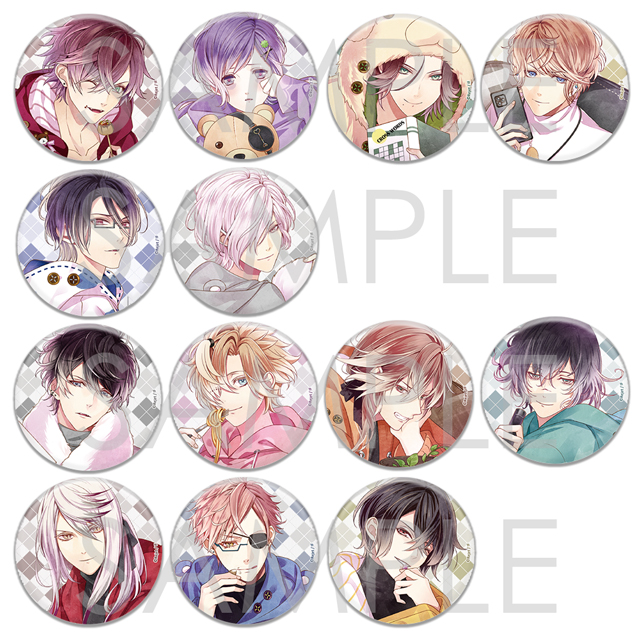 DIABOLIK LOVERS LUV∞LUV PILLOW TIME ビッグ缶バッジ | 乙女向け通販サイト「SKiT Dolce」