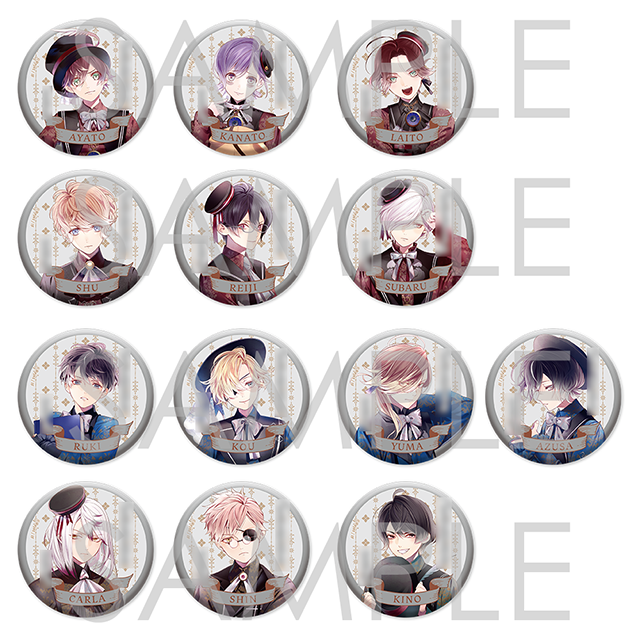 【受注生産】DIABOLIK LOVERS Millennium Children【告白メッセージ入り】缶バッジ