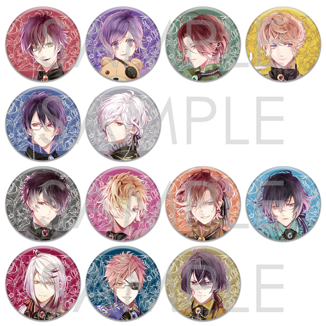 DIABOLIK LOVERS 吸愛執事 ビッグ缶バッジ