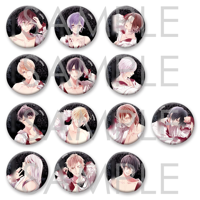 【受注生産】DIABOLIK LOVERS【ドS吸血メッセージ入り】缶バッジ