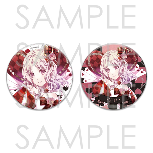 【受注生産】DIABOLIK LOVERS YUI▼PRINCESS COLLECTION「HEARTLAND▼VAMPIRES」限定ver. ビッグ缶バッジセット