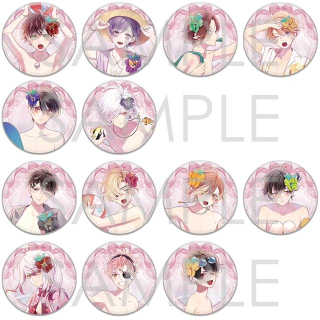 DIABOLIK LOVERS MILLENNIUM BEACH ビッグ缶バッジ | 乙女向け