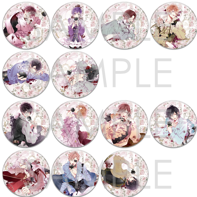 DIABOLIK LOVERS 特典　缶バッジ ♥ 【入荷情報】 「DIABOLIK LOVERS」 缶バッジが纏まって入荷し