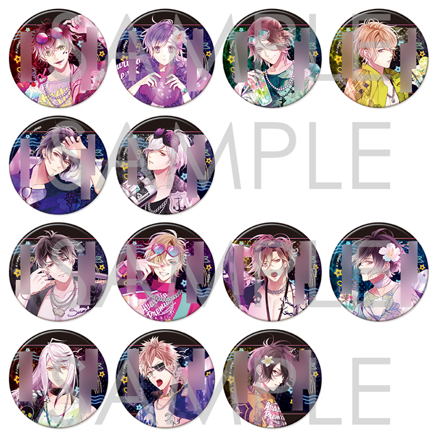 DIABOLIK LOVERS 無神アズサ ホロ缶バッジセット