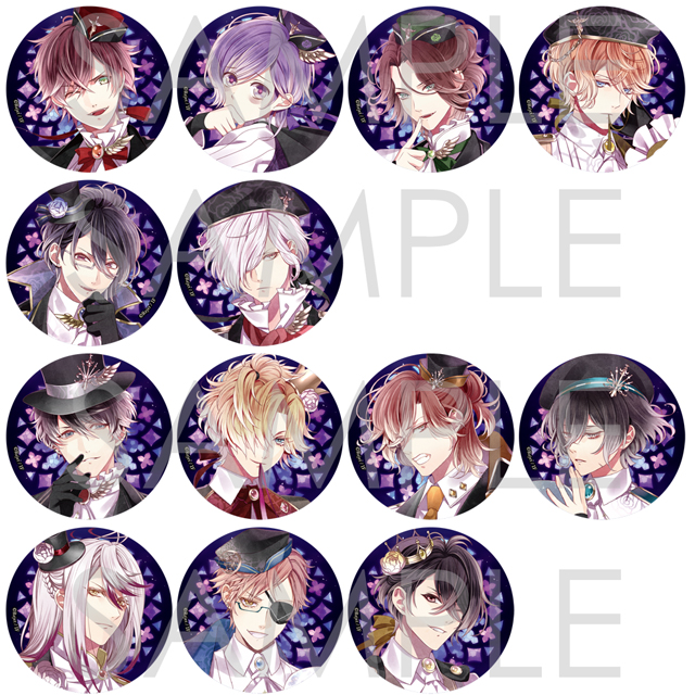 DIABOLIK LOVERS Beauty & Vampire ビッグ缶バッジ | 乙女向け通販