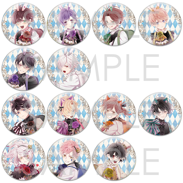 d*9様 [HKB] DIABOLIK LOVERS シュウ 缶バッジ 30個 ♥ 【入荷情報