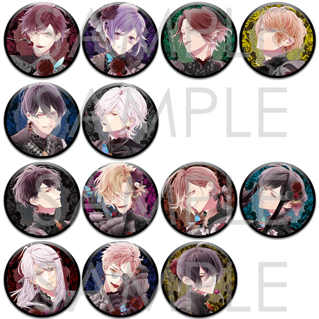 DIABOLIK LOVERS Midnight†Century ビッグ缶バッジ | 乙女向け通販