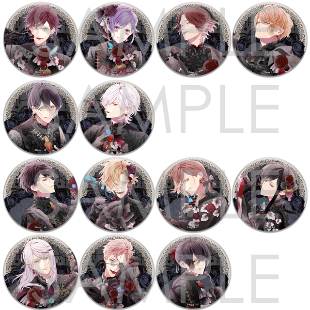 ゴーストホテルカフェ　ビッグ缶バッジ DIABOLIK LOVERS Midnight†Century ビッグ缶バッジ | 乙女向け通販