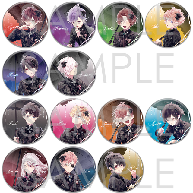DIABOLIK LOVERS MILLENNIUM PARASOL ビッグ缶バッジ | 乙女向け通販