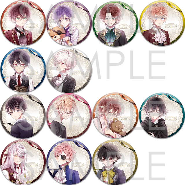 DIABOLIK LOVERS MILLENNIUM if FAMILIA ビッグ缶バッジ | 乙女向け