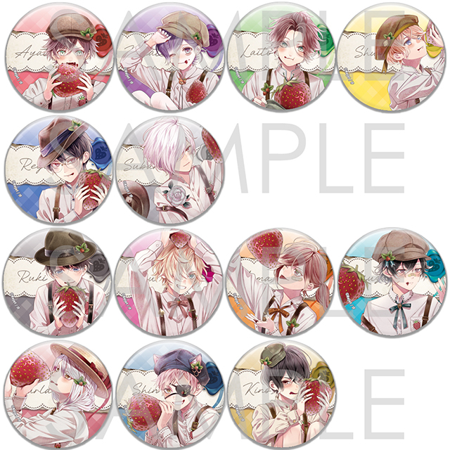 DIABOLIK LOVERS MILLENNIUM STRAWBERRY ビッグ缶バッジ | 乙女向け
