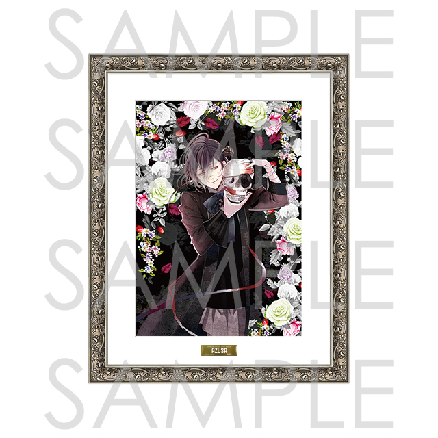 DIABOLIK LOVERSコウ、アズサメッセージレター！ 受注生産】DIABOLIK LOVERS キャラファイングラフ 死の祝祭 アズサ