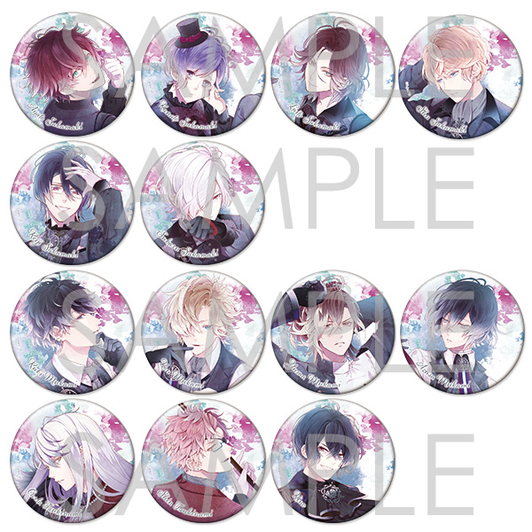 【受注生産】DIABOLIK LOVERS DAYLIGHT DREAM ホロ缶バッジ