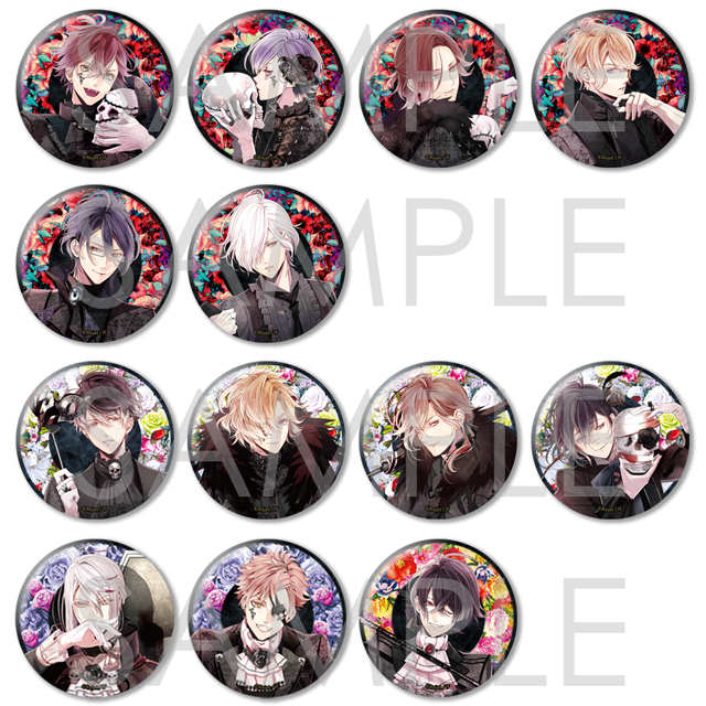 【受注生産】DIABOLIK LOVERS 死の祝祭-Death Parade- 缶バッジ