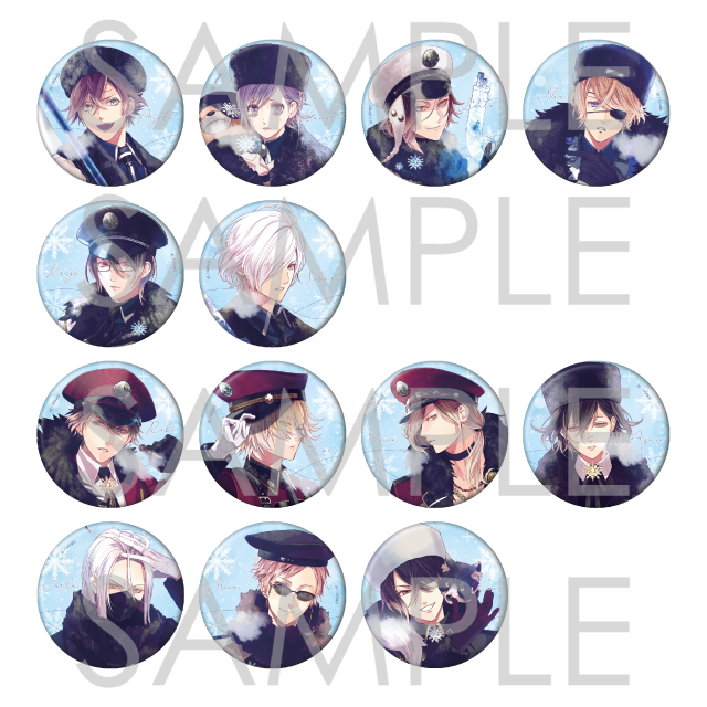 【受注生産】DIABOLIK LOVERS ミッドナイト・ブルー ホロ缶バッジ