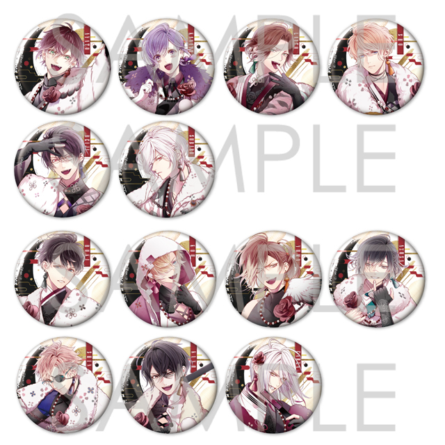 DIABOLIK LOVERS 小森ユイ 75mmビッグ缶バッジ ホロ 全7種 DIABOLIK LOVERS 小森ユイ 75mmビッグ缶バッジ ホロ 全7種