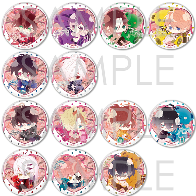 DIABOLIK LOVERS Valentine Bears 缶バッジ | 乙女向け通販サイト