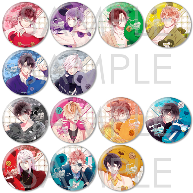Valentine 缶バッジ ×78 DIABOLIK LOVERS Valentine Bears 缶バッジ | 乙女向け通販サイト