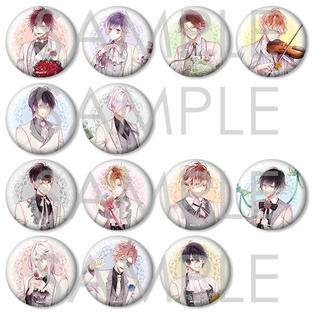 スバル 中限 吸愛事後 ホロ 缶バッジ DIABOLIK LOVERS ① 受注生産】DIABOLIK LOVERS Bloody Rose Party～Promise of Love