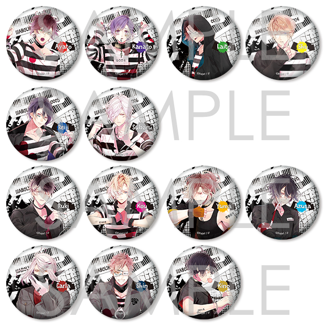 受注生産】DIABOLIK LOVERS Bloody Prisoner Blood Chain Goldホロ缶