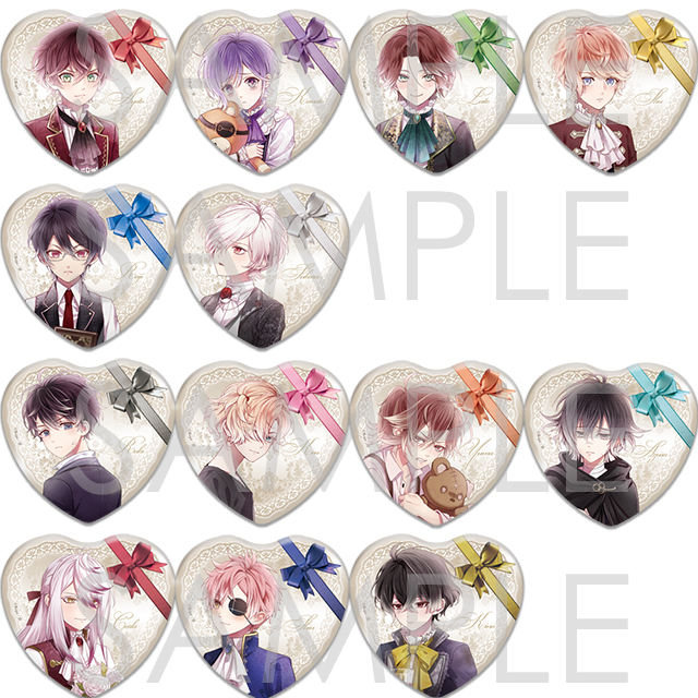 DIABOLIK LOVERS MILLENNIUM if FAMILIA ラメハート缶バッジ | 乙女