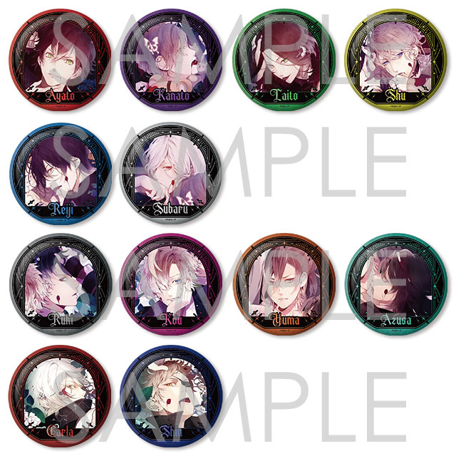 【受注生産】DIABOLIK LOVERS VERSUSⅡホロ缶バッジ