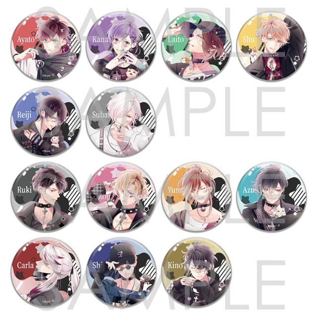 ディアラバ　キノ　ホロ　缶バッジ　まとめ売り 受注生産】DIABOLIK LOVERS GOTHIC KITTY ホロ缶バッジ | 乙女向け通販