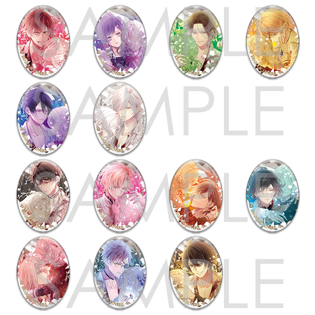 受注生産】DIABOLIK LOVERS LUMINOUS VAMPIRE 楕円缶バッジ | 乙女向け