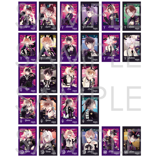 DIABOLIK LOVERS Luna Lapin ポラ風ラメカード