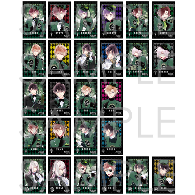 DIABOLIK LOVERS Vampire hotel ポラ風ラメカード