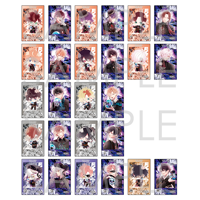 DIABOLIK LOVERS DEATH CRYSTAL 死の祝祭Ⅱ ポラ風ラメカード