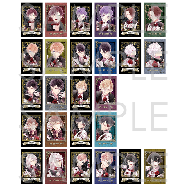 DIABOLIK LOVERS DIABOLIK DEVIL▼ANGEL ポラ風ラメカード