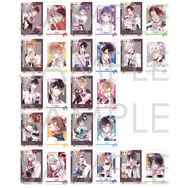 DIABOLIK LOVERS Vampire Heart▽cake ポラ風ラメカード | 乙女向け