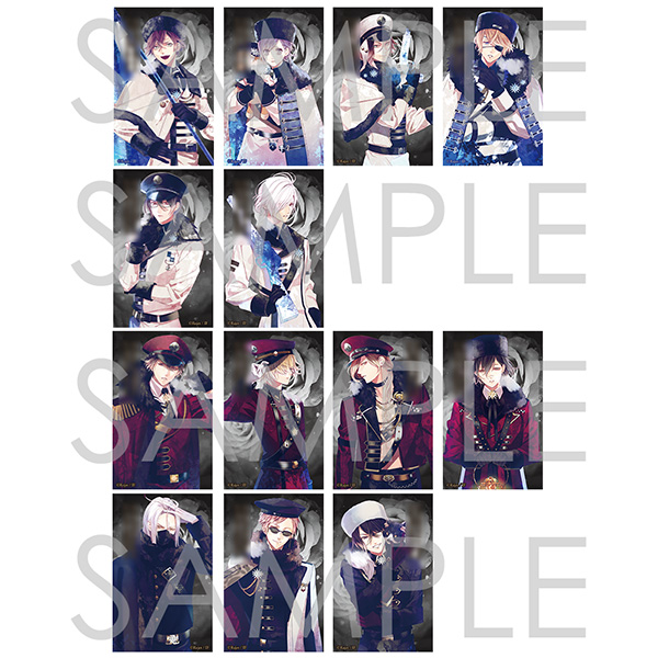 【受注生産】DIABOLIK LOVERS 氷血祭【歪んだ愛、執着吸愛呼び名入り メッセージ入り】クリアカード