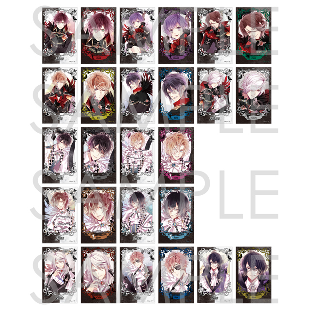 DIABOLIK LOVERS Vampire in the Mirror World ポラ風ラメカード