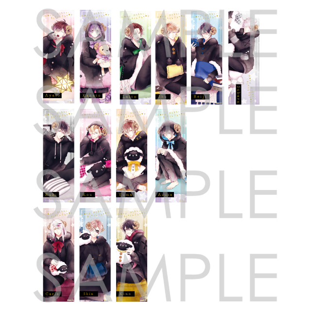 ディアラバ　 Good Night Black sheep アヤト　ブロマイド 受注生産】DIABOLIK LOVERS Good Night, Black Sheep チケット風クリア