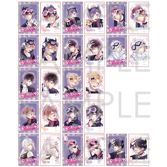受注生産】DIABOLIK LOVERS SICK 4 U▽ ポラ風ラメカード | 乙女向け