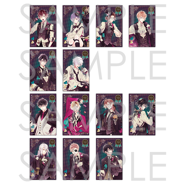 受注生産】DIABOLIK LOVERS Classic Bitter Sweets ポラ風ラメカード